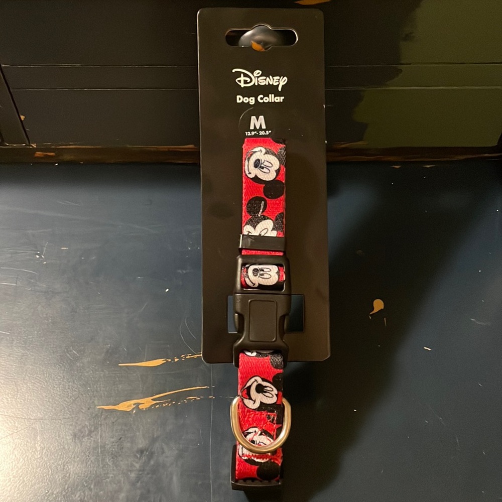 Mickey Mouse Dog Collar Medium
